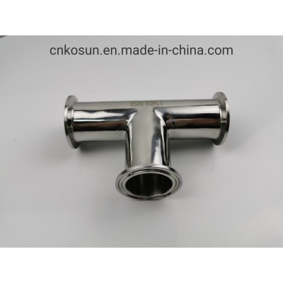 Food Grade Tri Clamp SS304/316L Tee